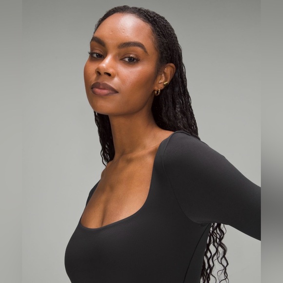 Lululemon Wundermost Ultra-Soft Nulu Square Neck Long-Sleeve Bodysuit Bundle - Picture 5 of 7